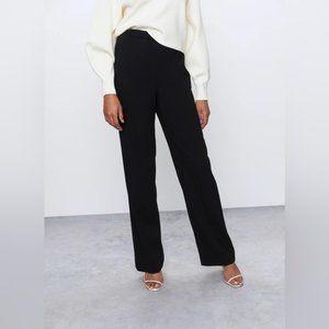 Aritzia Babaton Serif Black Wide Legs Pants